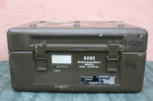 Transpotkiste Kiste Bundeswehr Transportbox GFK Lhotellier Montr 60x40x30 Gebr 1